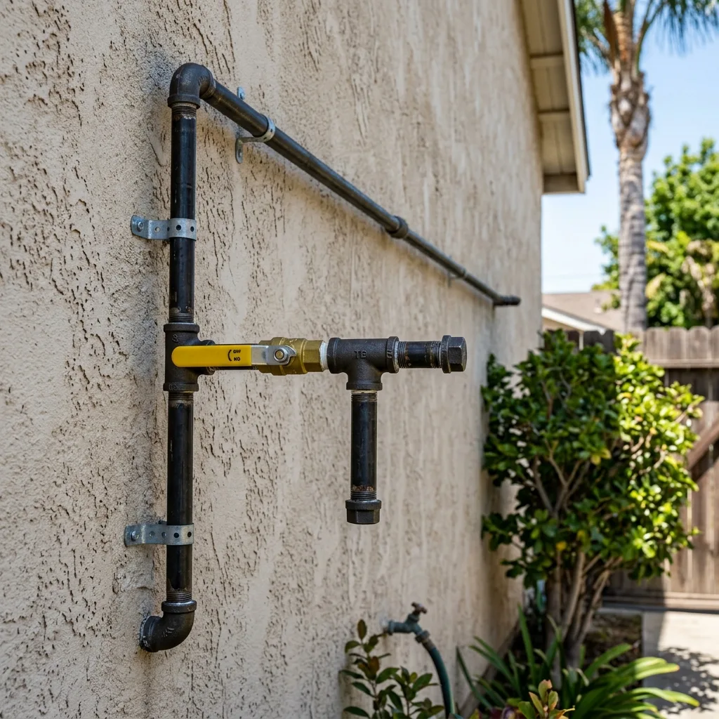 Gas Line Install